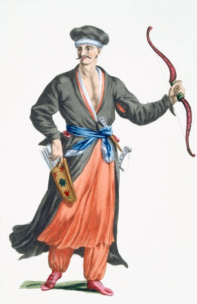 A Circassian Noble, 1780 by Pierre Duflos
